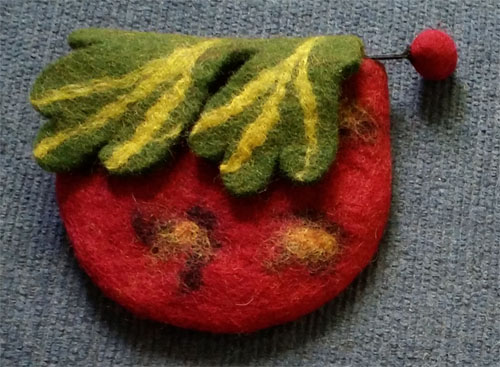 Felted Wool Purse for Women