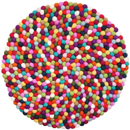 Felt Ball Rug