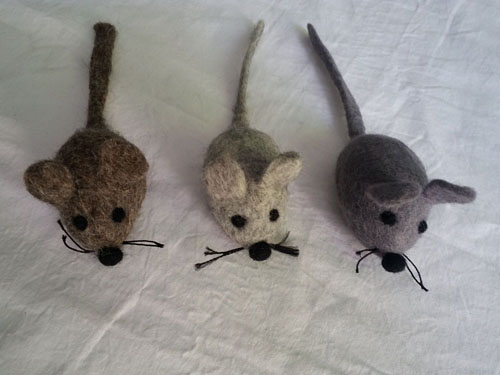 Eco Friendly Felt Wool Cat Toys